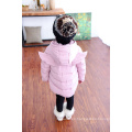 nuevo abrigo de invierno de las niñas coreanas / chaqueta acolchada de algodón con alas / chaqueta de niñas lindas